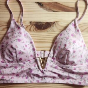 Victoria's Secret Pink "V" Floral Bikini Set Top & Bottom